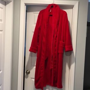 Soma Red Velvet Robe